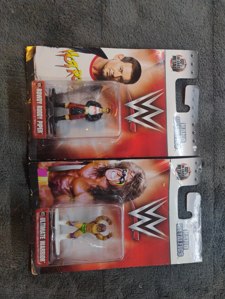 WWE Nano Metalfigs - Rowdy Roddy Piper & Ultimate Warrior