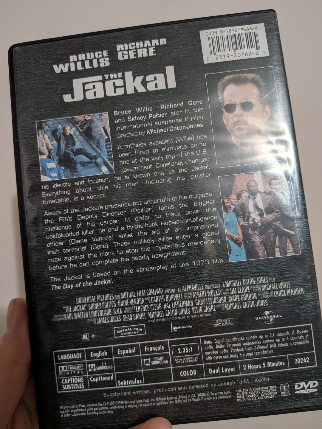 The Jackal DVD - Bruce Willis, Richard Gere image indicator(3)