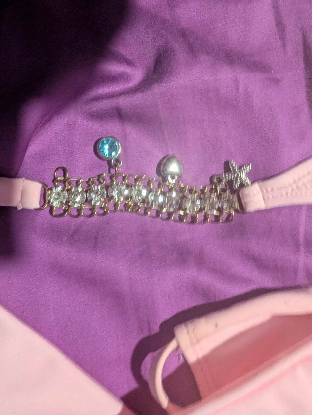 SHEIN Pink Embellished Bikini Set image indicator(4)