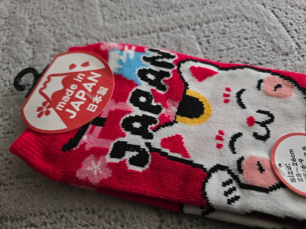 Japan Lucky Cat Socks (Size 6-9) image indicator(3)