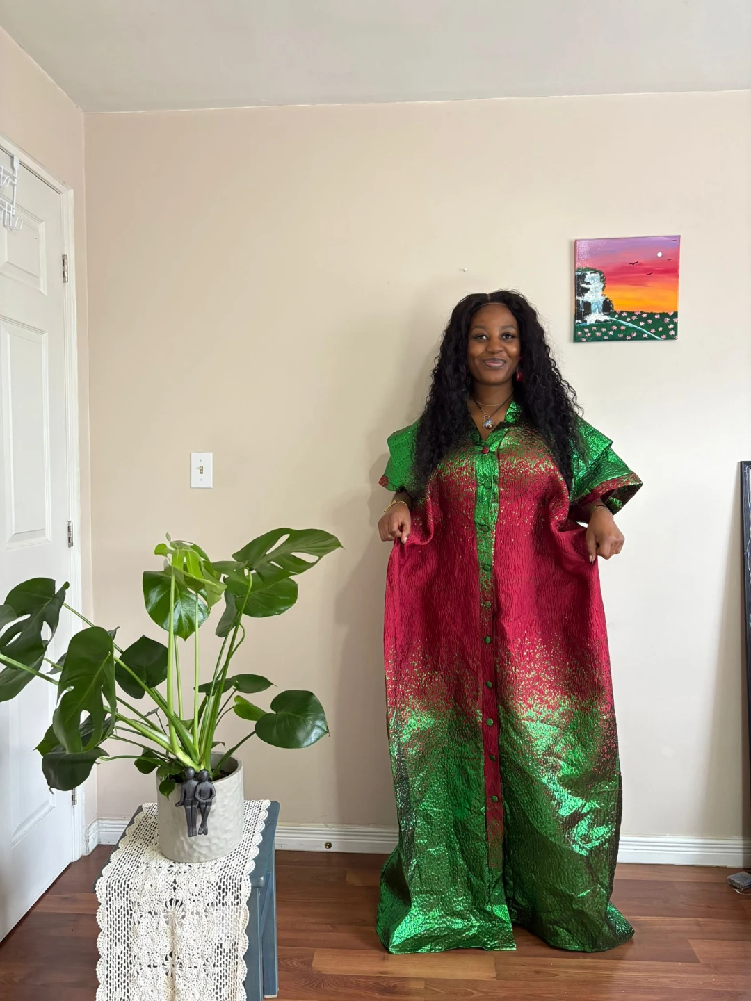 Ashoke Bubu - Red and Green, Gold
