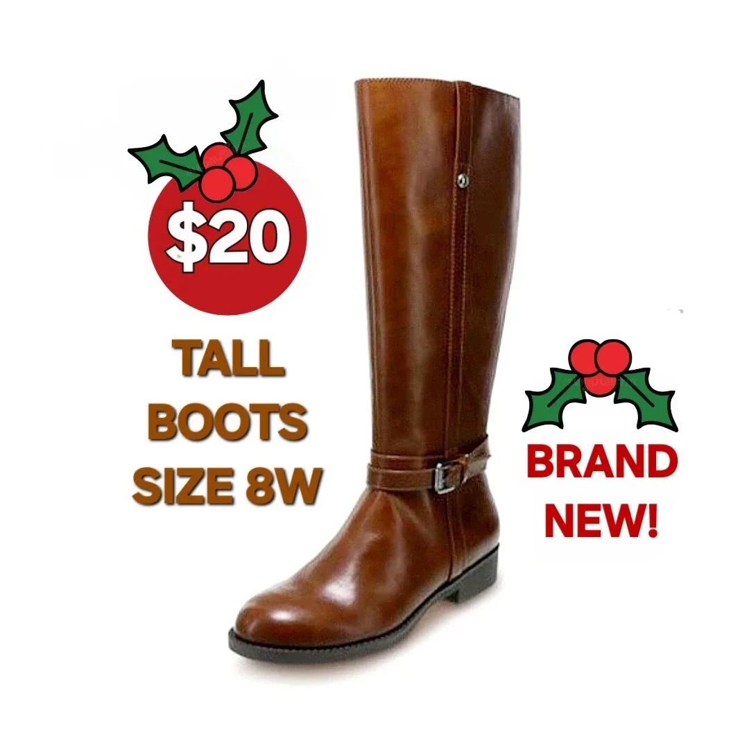 NEW! Wide Calf Tall Boots