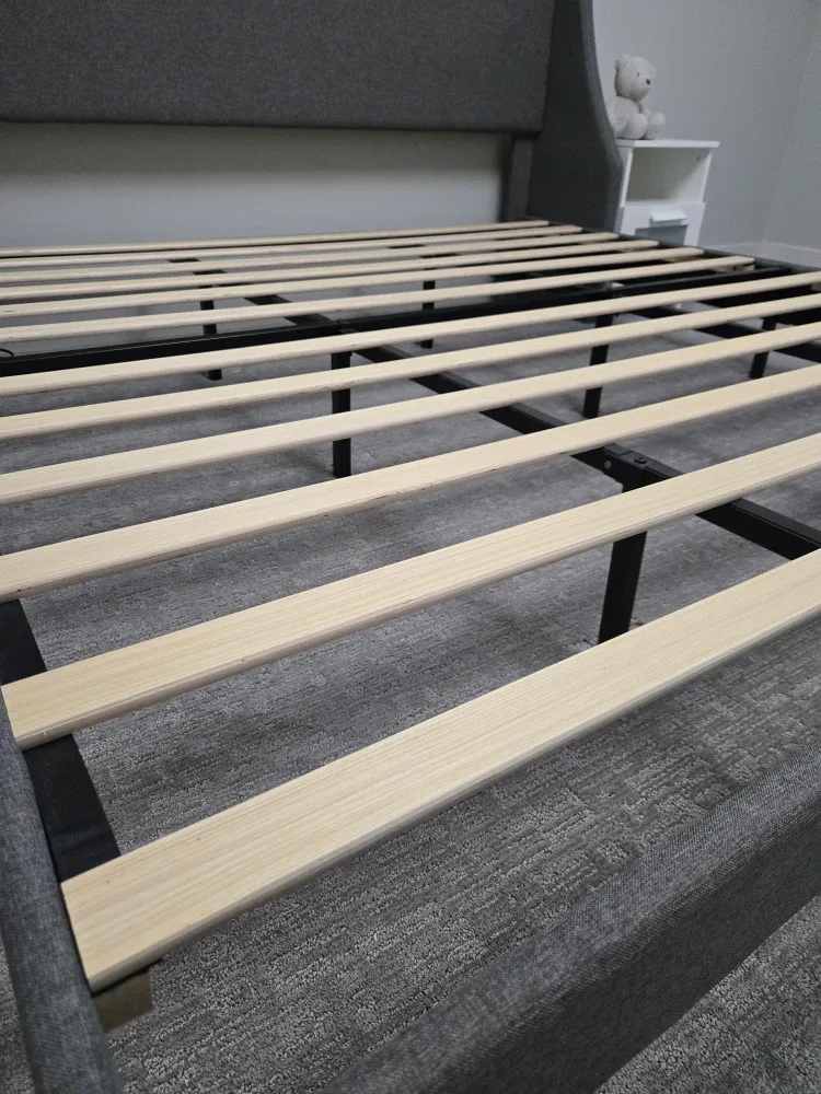 King Size Upholstered Bed Frame & 10" deep Mattress image indicator(5)