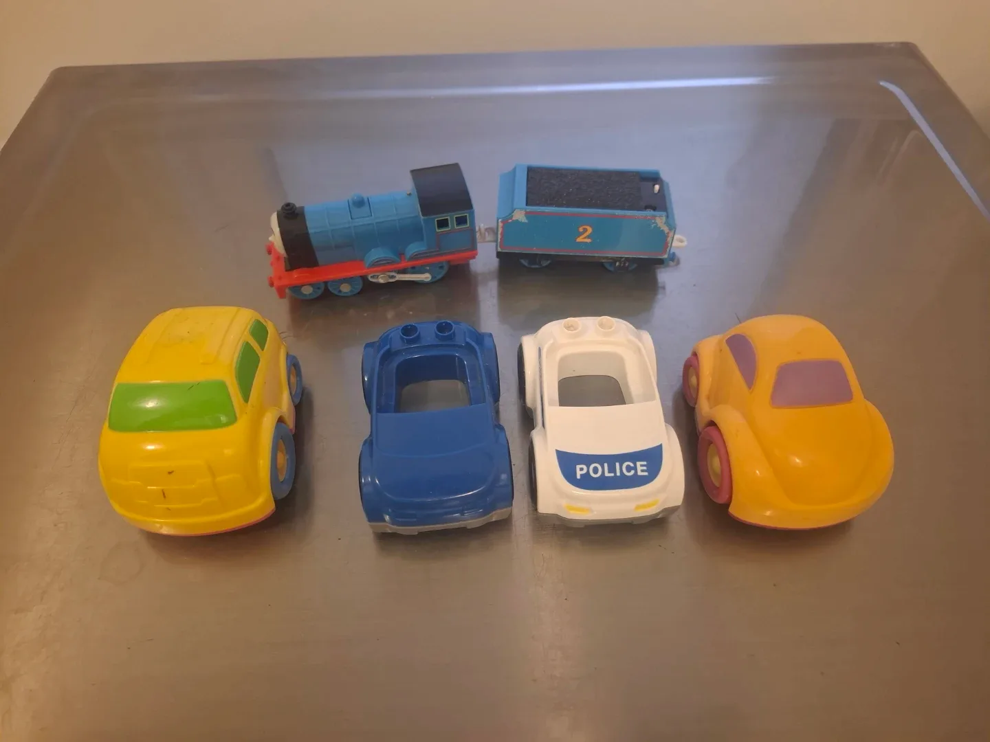 Toy Car Set and Thomas Train thumbnail