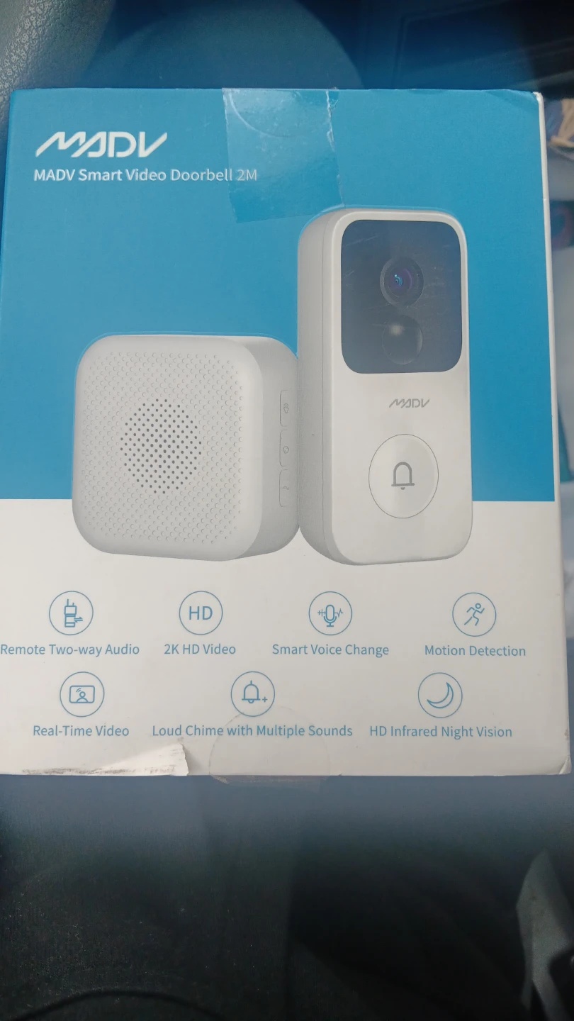 MADV Smart Video Doorbell 2M - Like New!