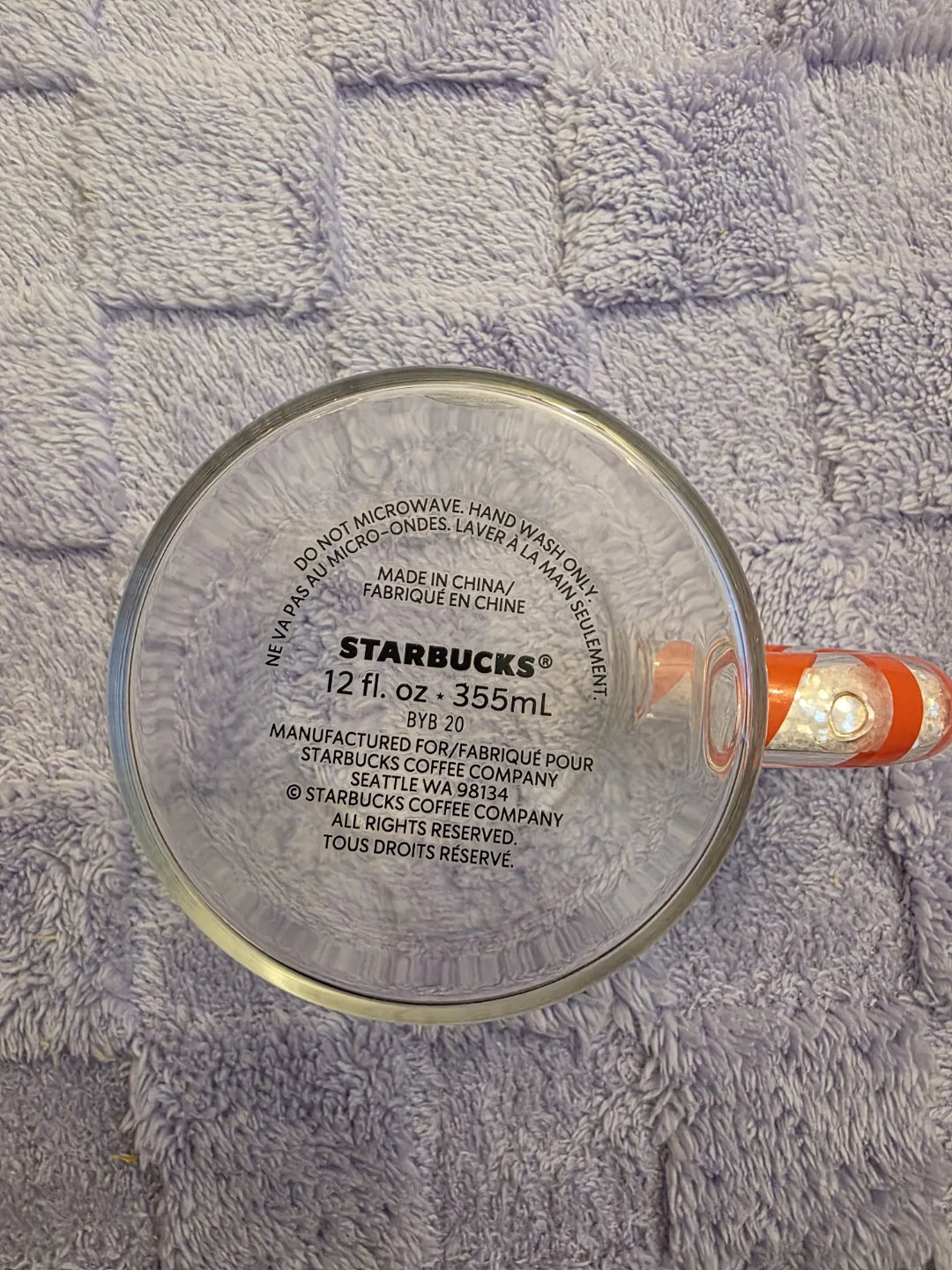 Starbucks 12 fl oz Glass Mug - photo 2