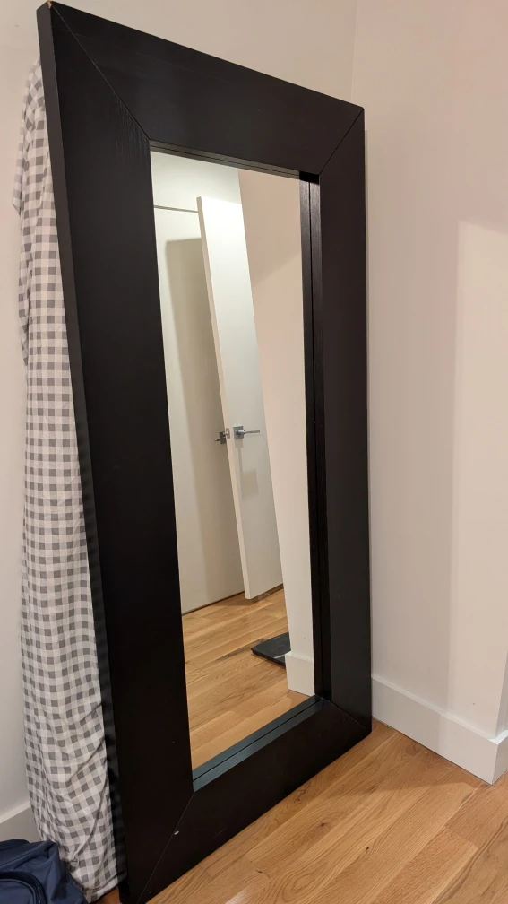 Black Framed Full Length Mirror