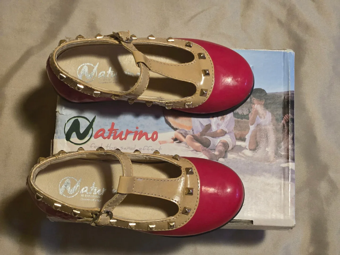 Toddler Size 8.5 Naturino Girl's Pink Leather Shoes