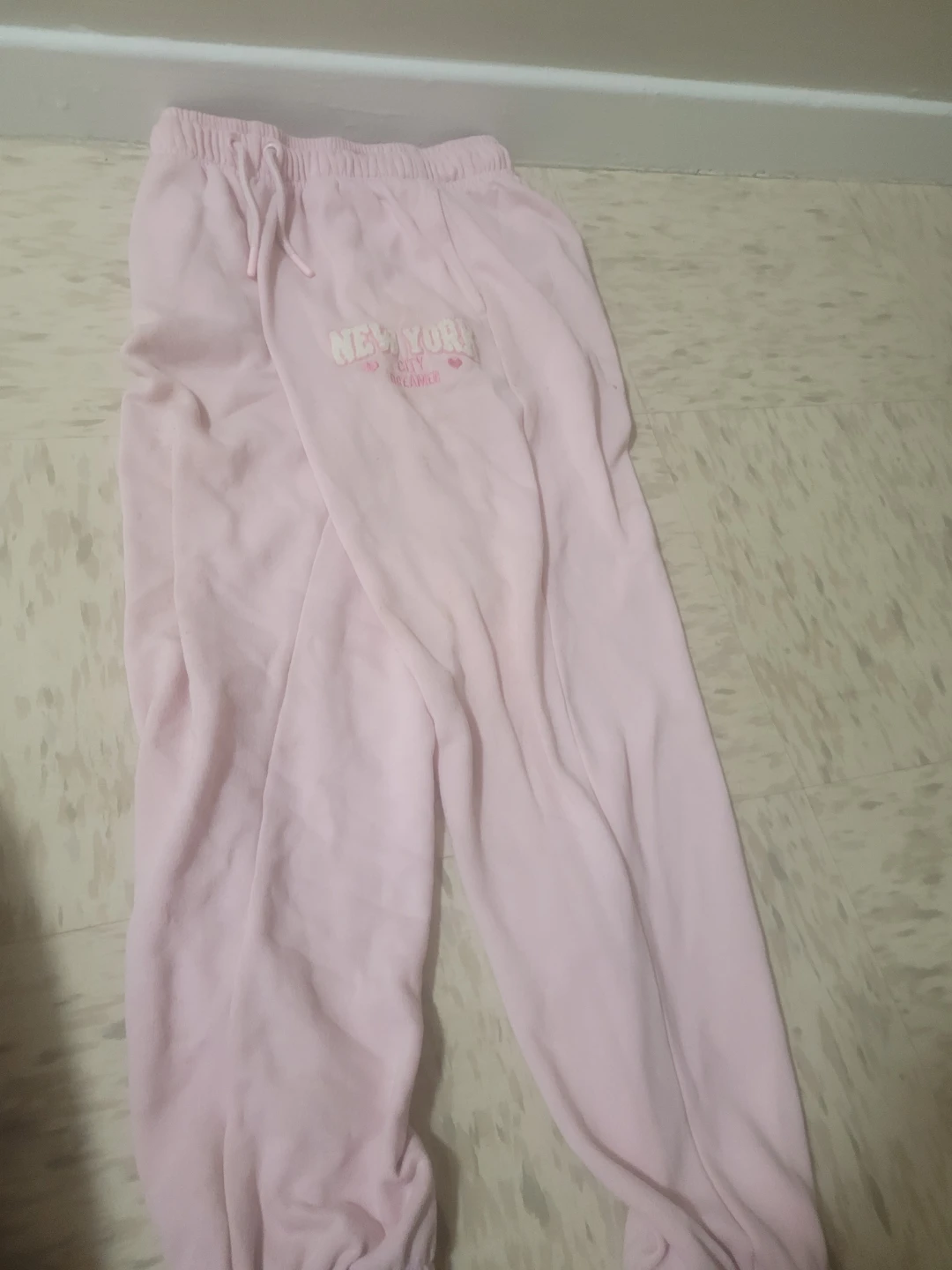 Pink 'New York City Dreamer' Sweatpants