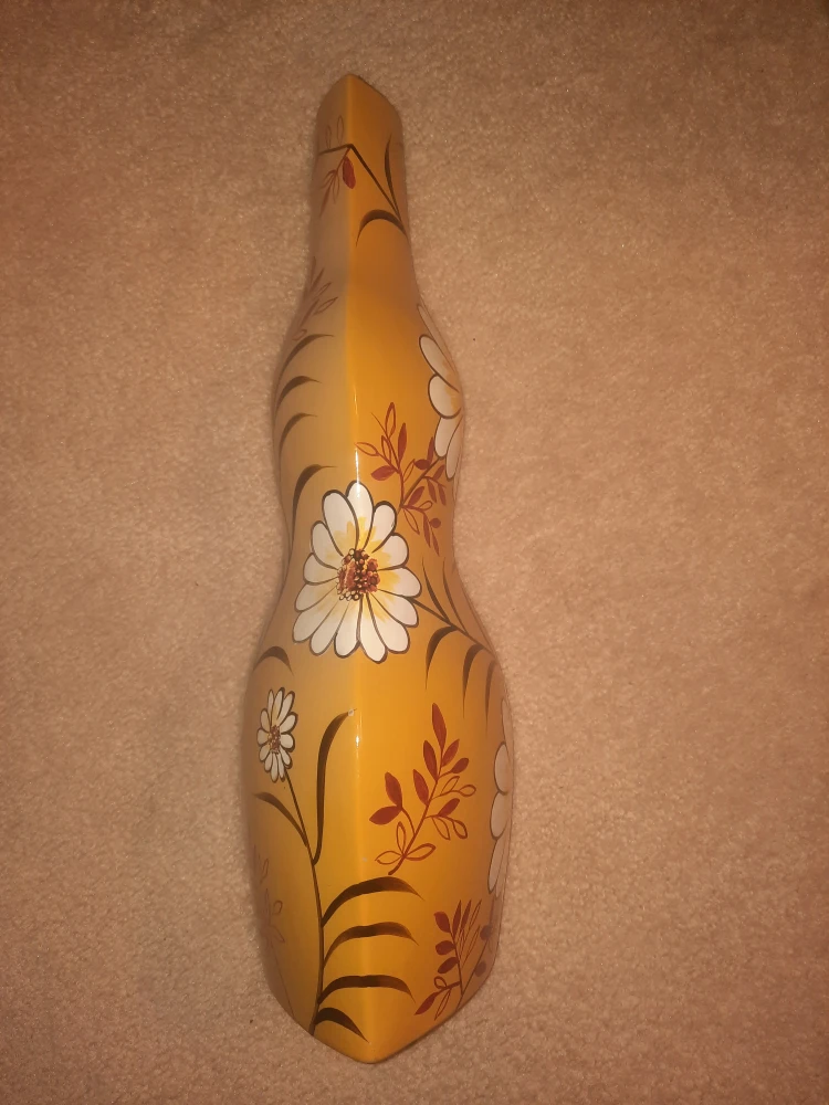 Yellow Floral Vase