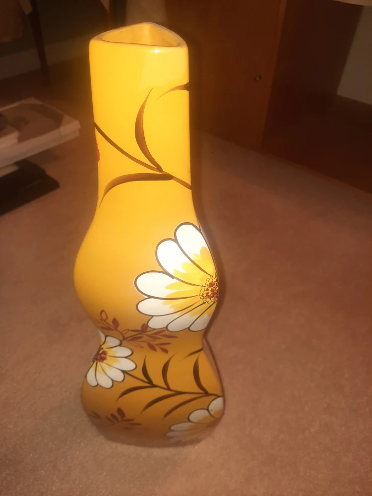 Yellow Floral Vase - photo 2
