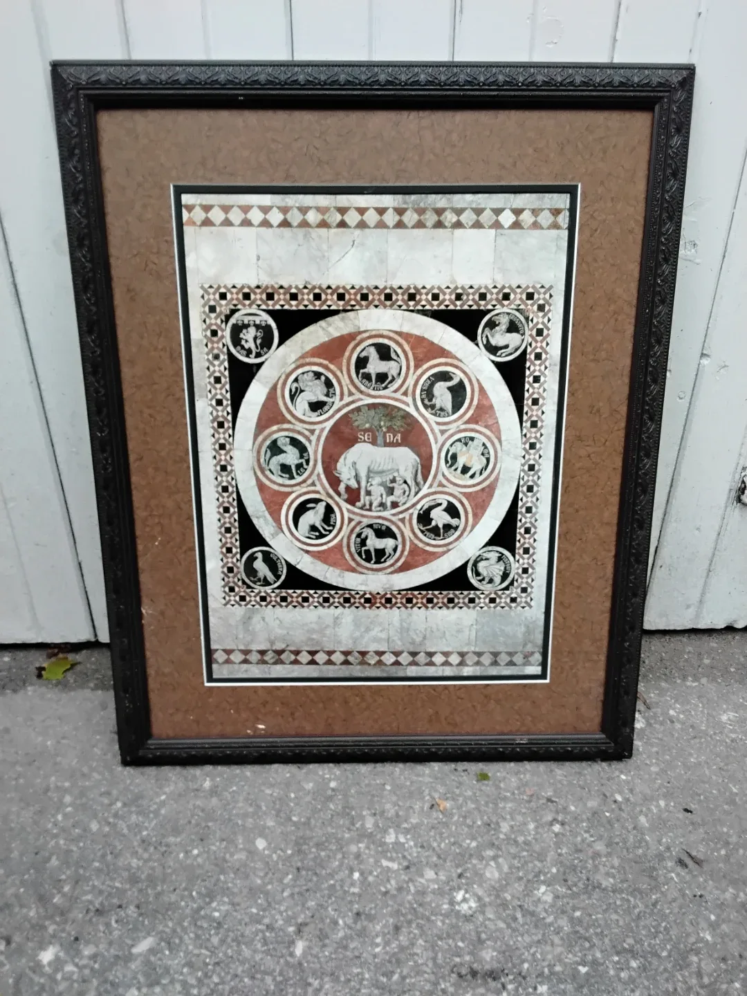 🎨 🖼 Framed Art Print - Animal Motif 🐐 🦔🦘🦒 image indicator(2)