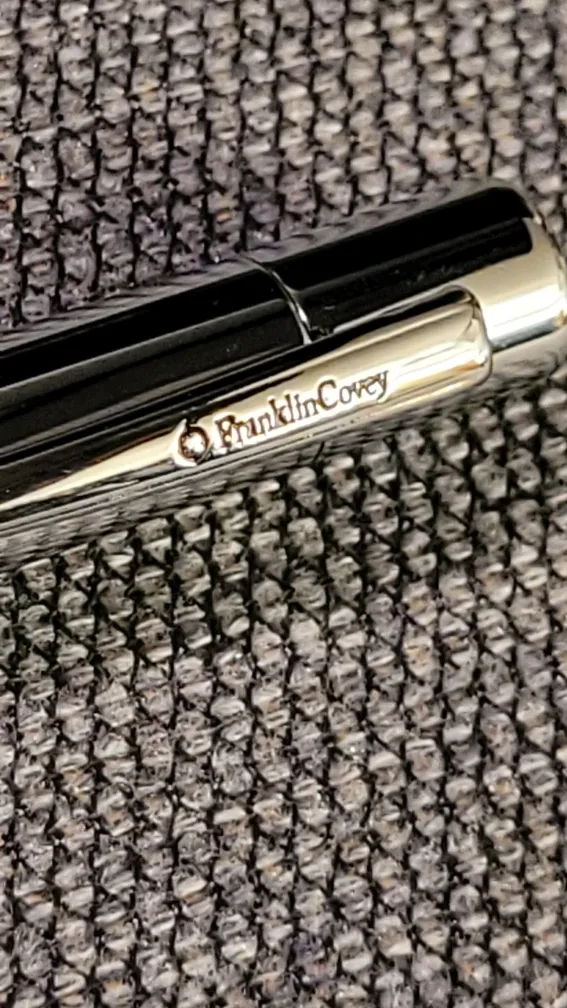 Franklin Covey Black & Silver Pen image indicator(2)