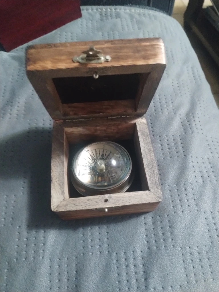 Marco Polo Korcula Compass with Wooden Box - photo 2