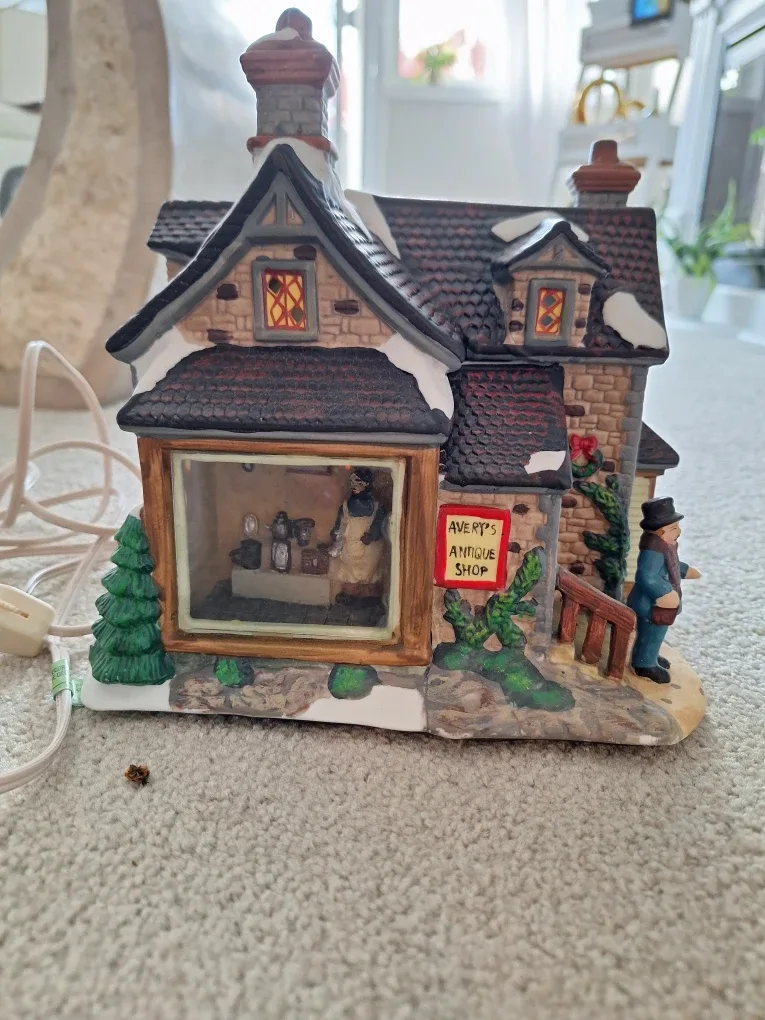Avery's Antique Shop Village Display