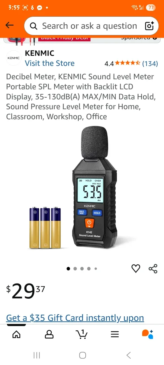 Sound Level Meter- NEW!!
