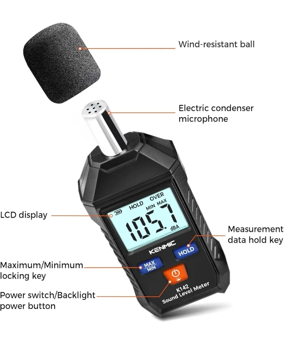 Sound Level Meter- NEW!! image indicator(6)