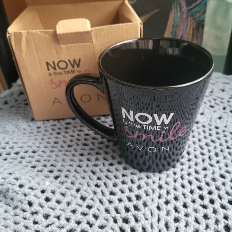 Avon 'Now is the Time to Smile' Mug - 12oz - photo 2