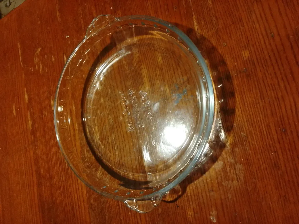 Clear Glass Pie Dish