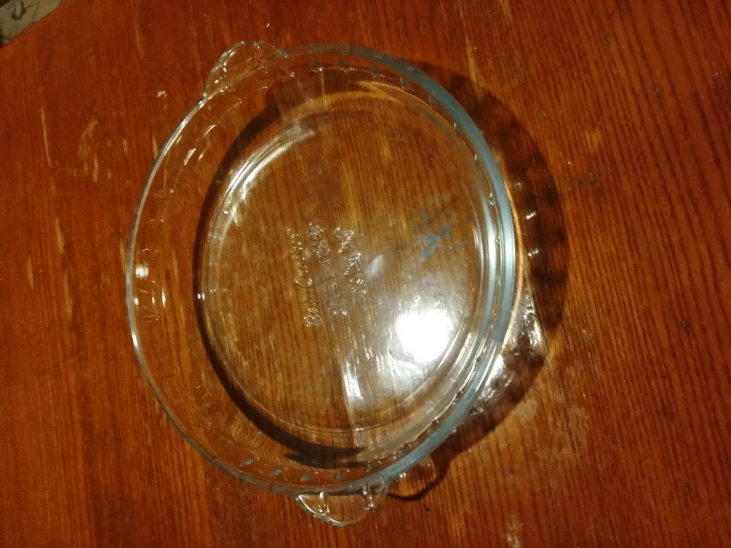 Clear Glass Pie Dish image indicator(2)