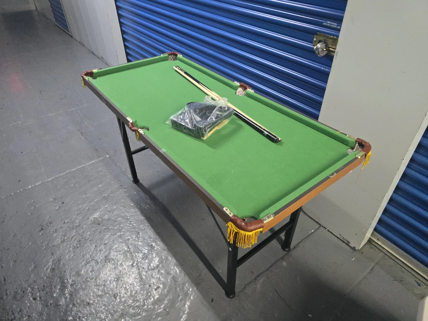 Folding Pool Table with Accessories