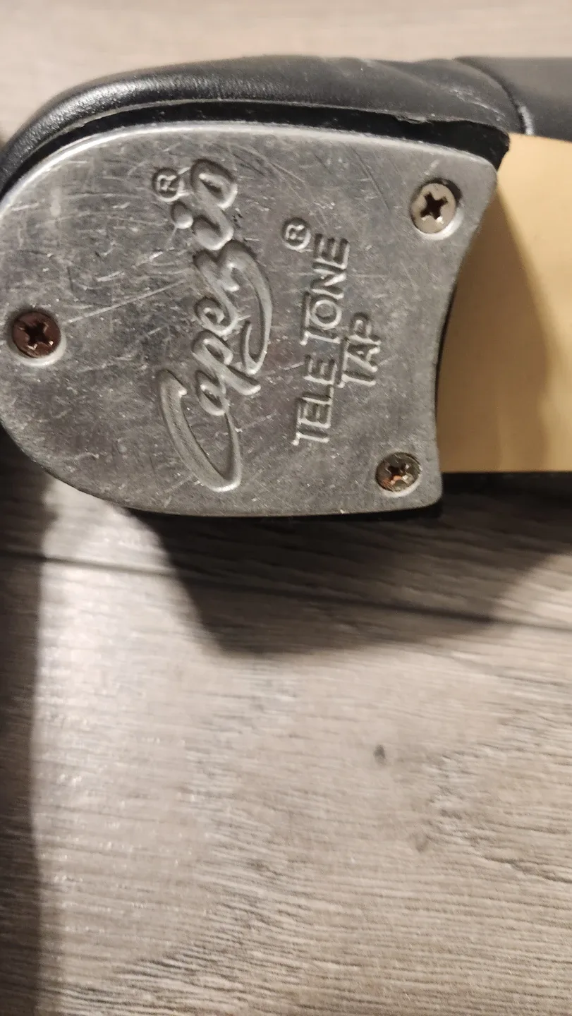 Capezio Tele Tone Tap Shoes, Black image indicator(2)