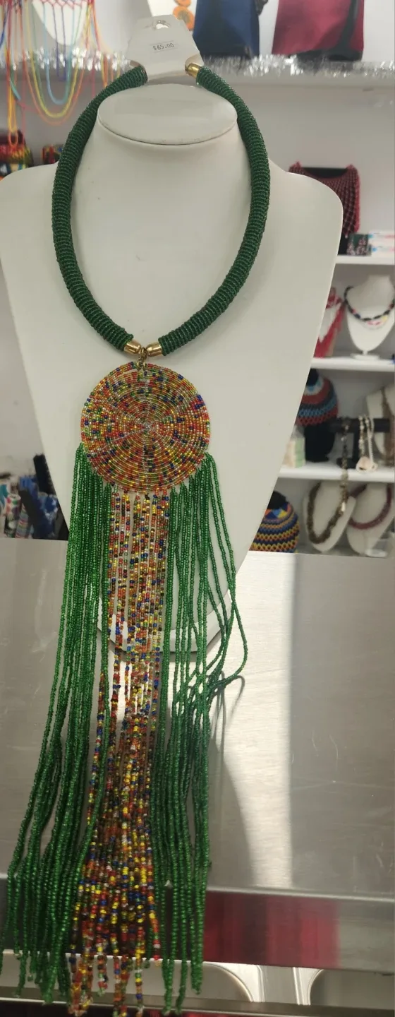 Beaded Statement Necklace image indicator(2)