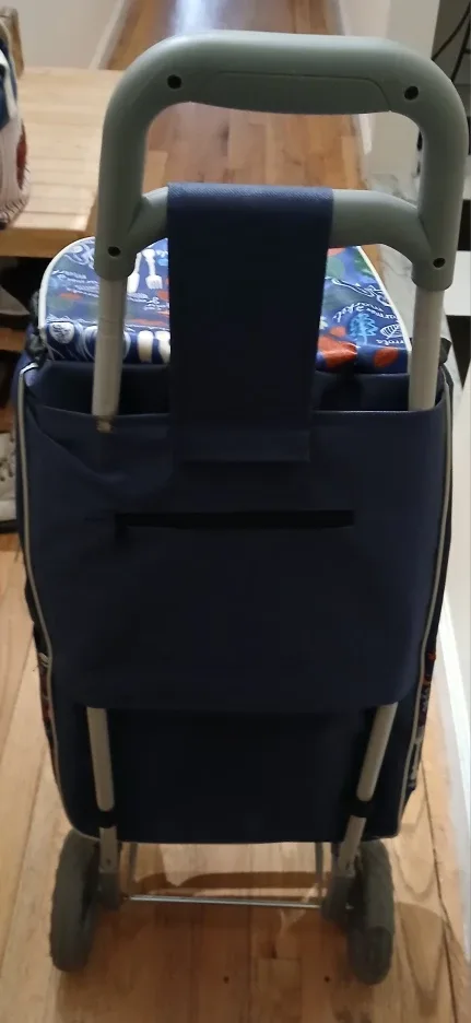 Rolling Shopping Cart with Food Design image indicator(2)