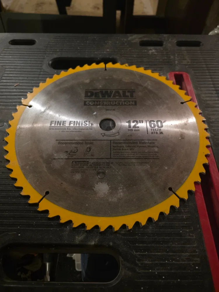 DeWalt 12" 60T Fine Finish Saw Blade