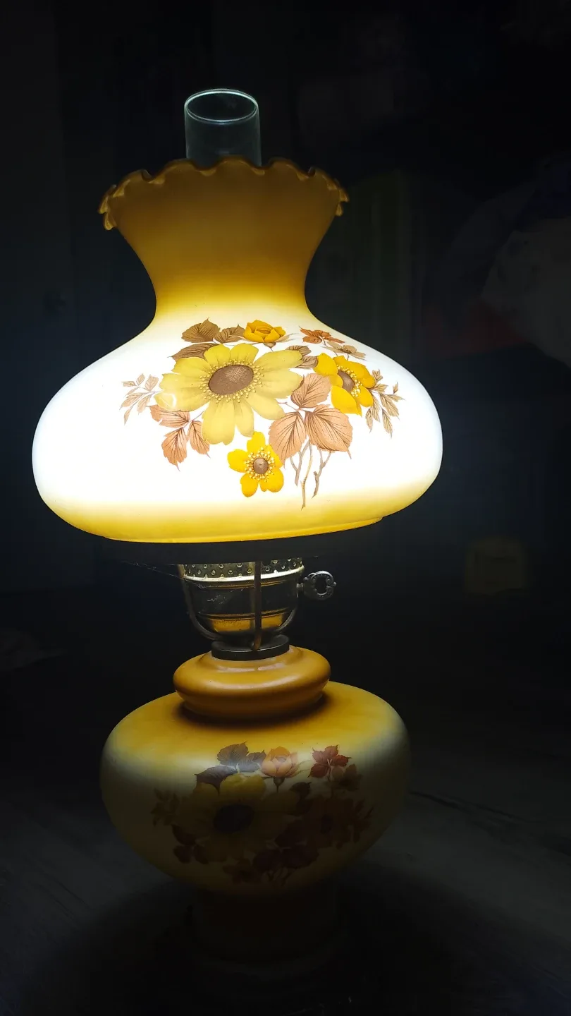Vintage Floral Table Lamp image indicator(3)