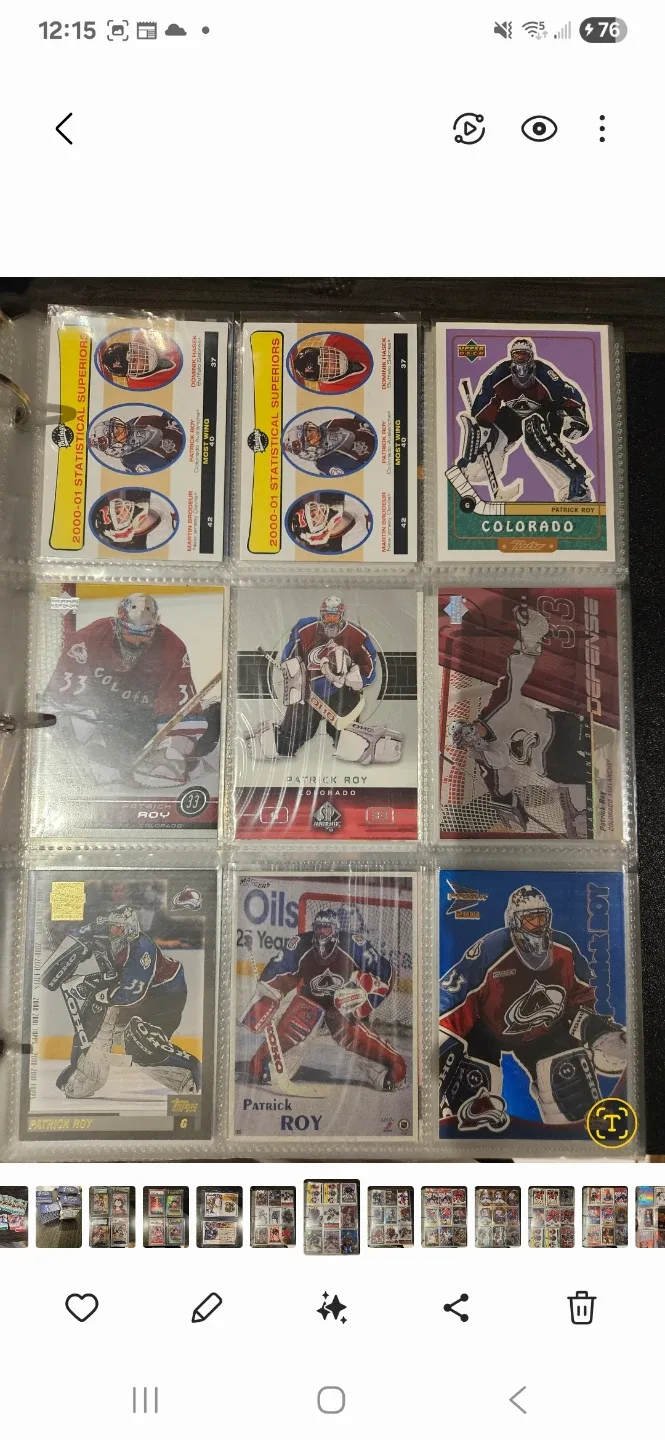 Hockey Trading Cards - Patrick Roy & Carey Price image indicator(2)