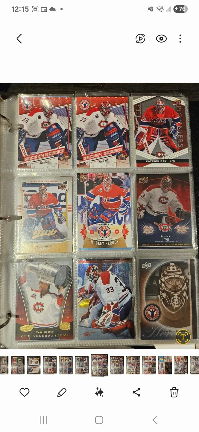 Hockey Trading Cards - Patrick Roy & Carey Price image indicator(4)