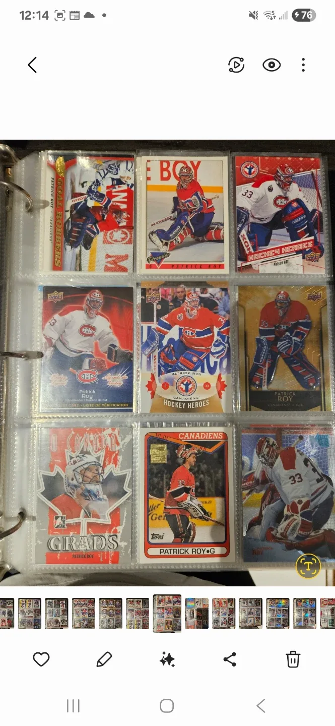 Hockey Trading Cards - Patrick Roy & Carey Price image indicator(7)