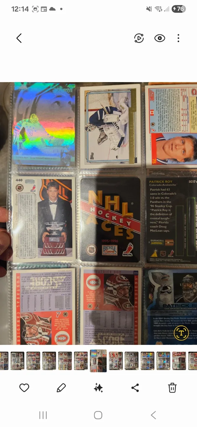 Hockey Trading Cards - Patrick Roy & Carey Price image indicator(8)