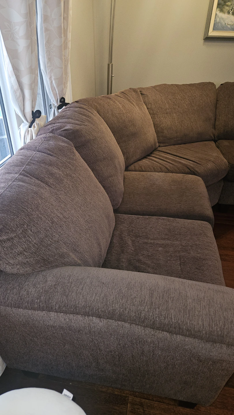 Brown Sectional Sofa - photo 2
