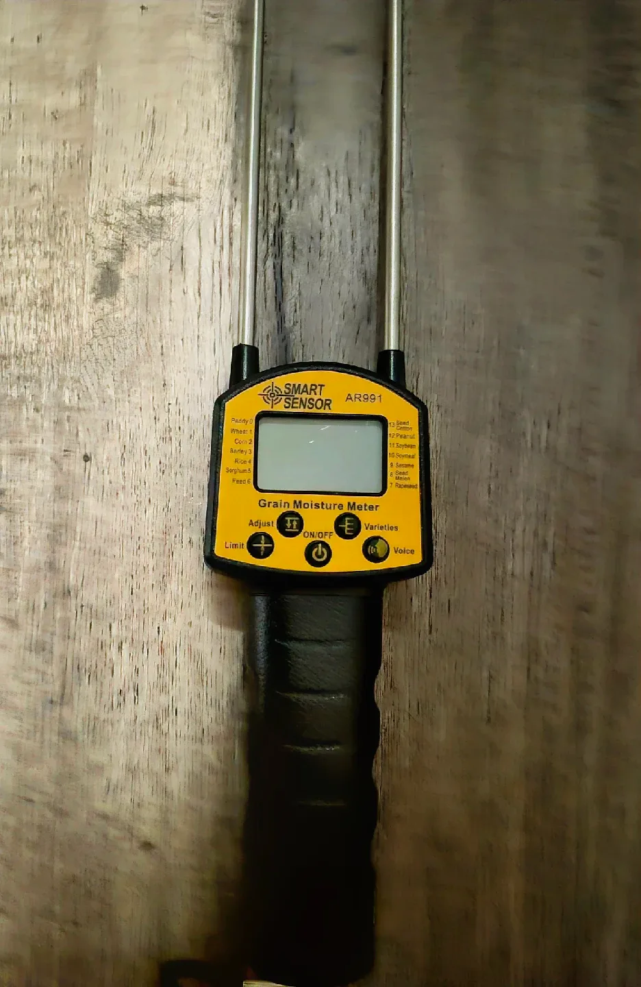 Smart Sensor Ar991 Digital Grain Moisture Meter 14 grains image indicator(5)