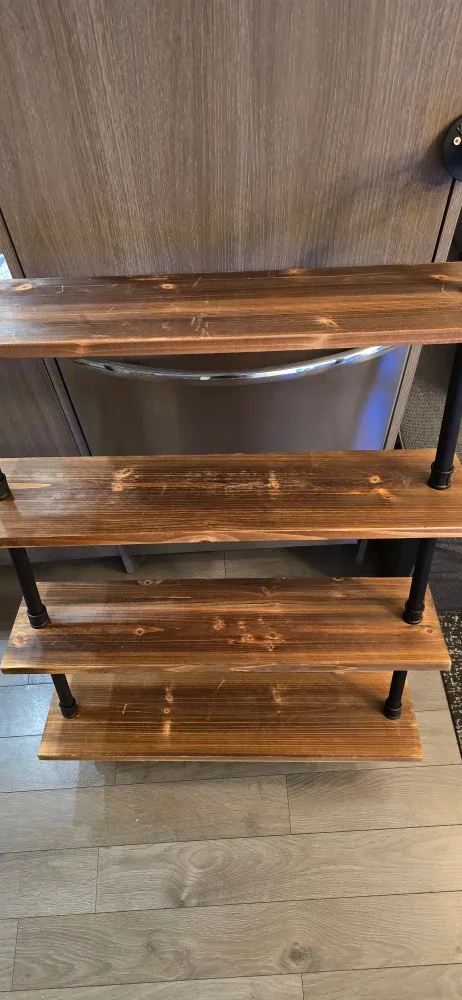 Industrial Style Wooden Shelf image indicator(3)