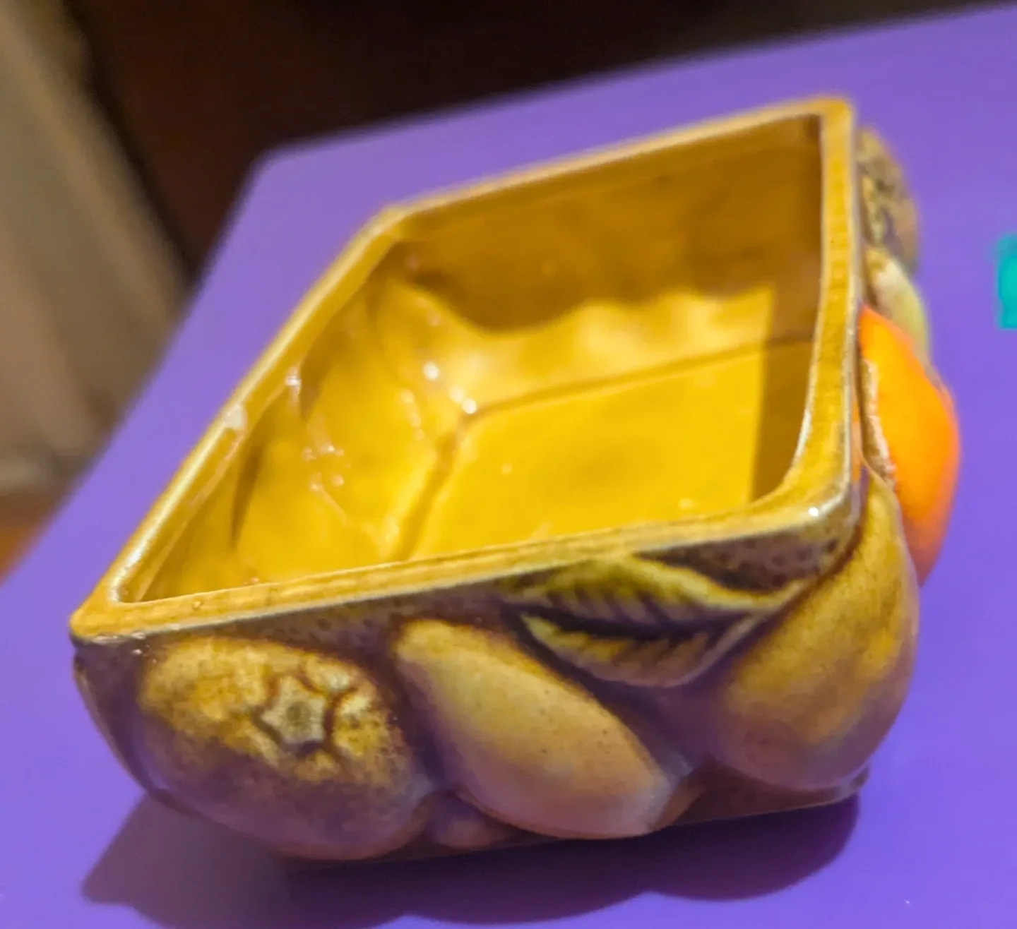 Vintage Japan Fruit Design Ceramic Dish image indicator(5)