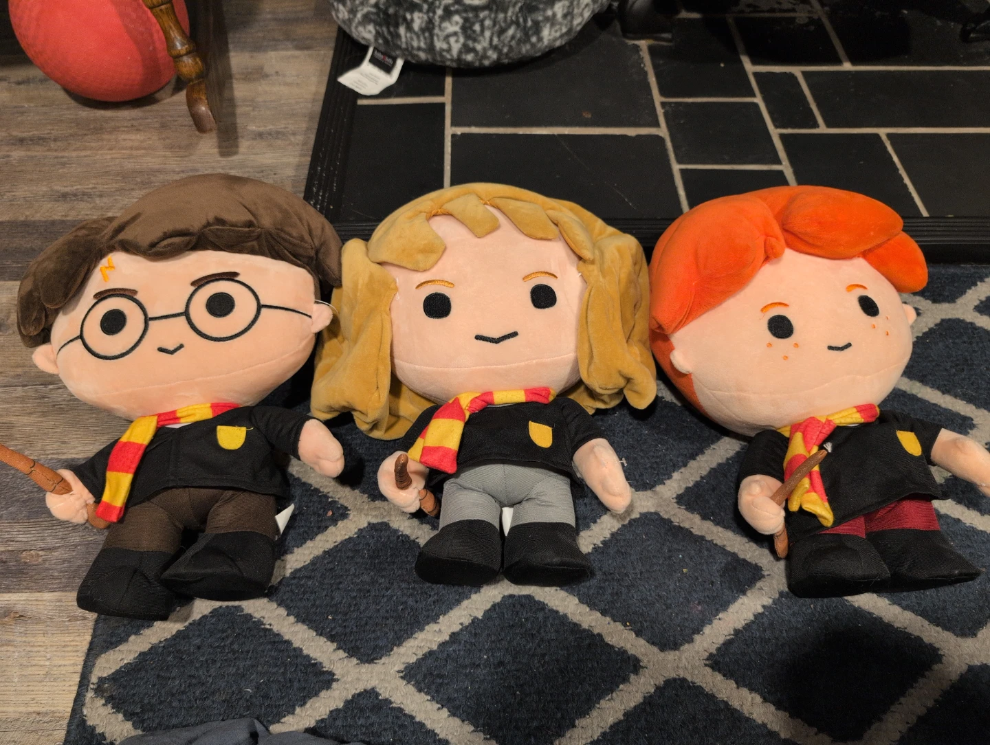 Harry Potter, Ron and Hermione Plush Set