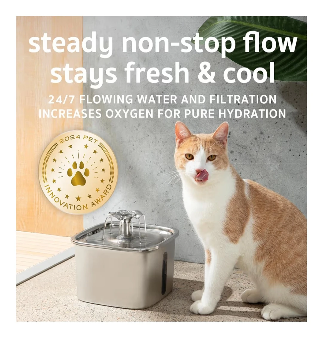 Pet Water Fountain - 95oz Capacity