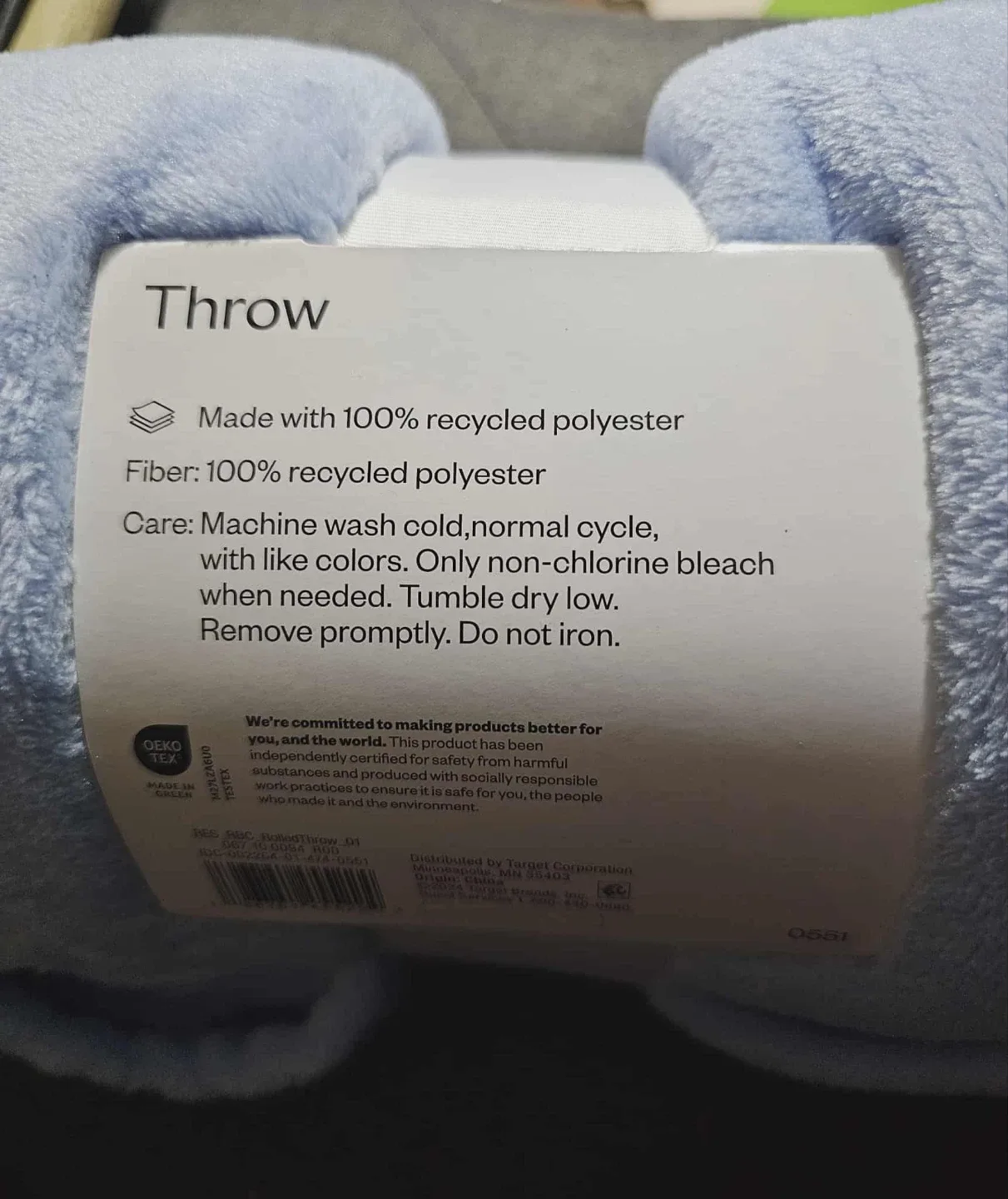 🥕Throw Blanket - Light Blue 50x60🥕 image indicator(2)