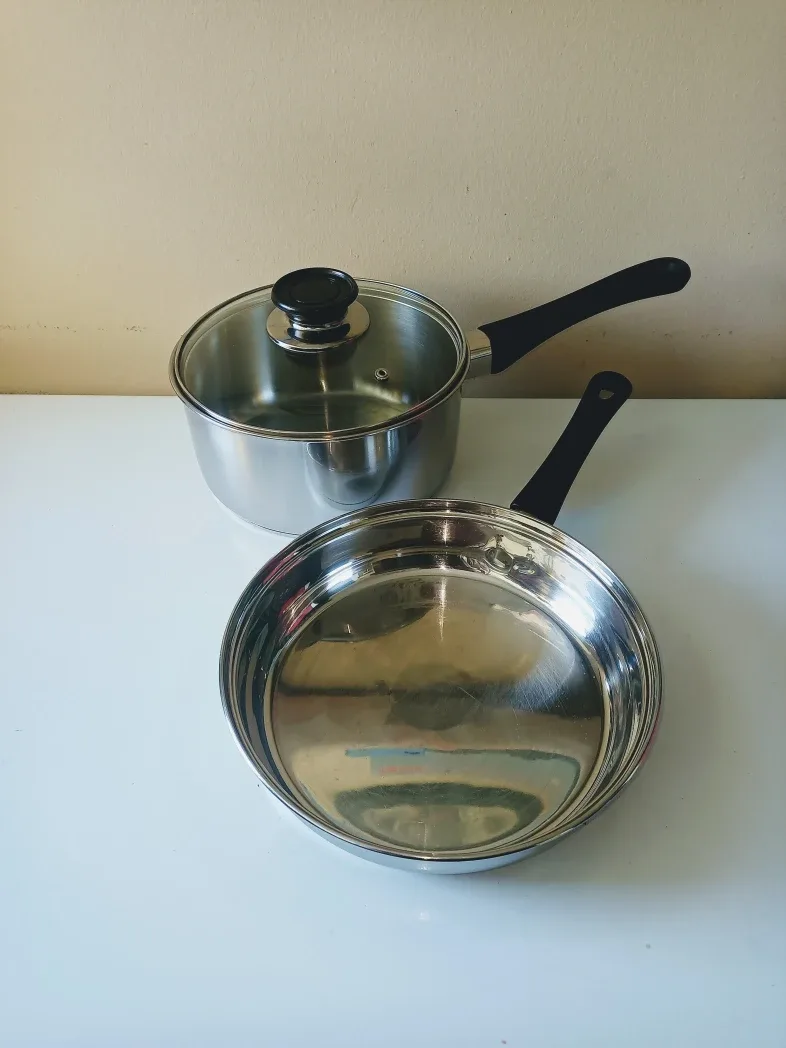 Stainless Steel Set Pot/Lid+Pan image indicator(2)