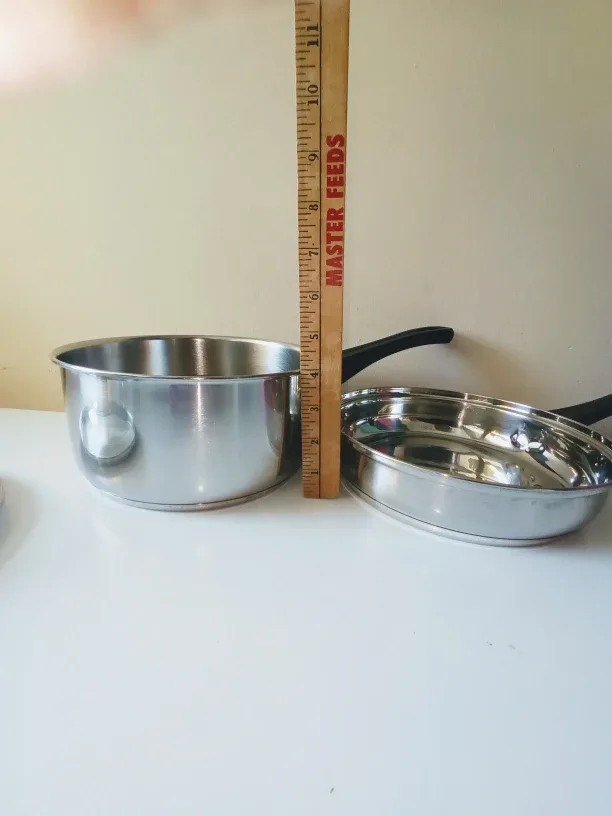 Stainless Steel Set Pot/Lid+Pan image indicator(3)