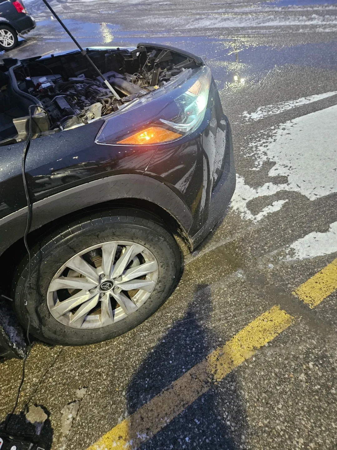 Winter tire change on door  step image indicator(3)