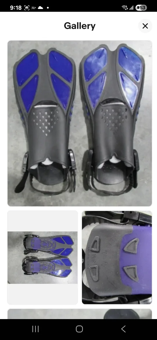 Snorkel Fins - Size S/M (Kids JR9-13) image indicator(9)