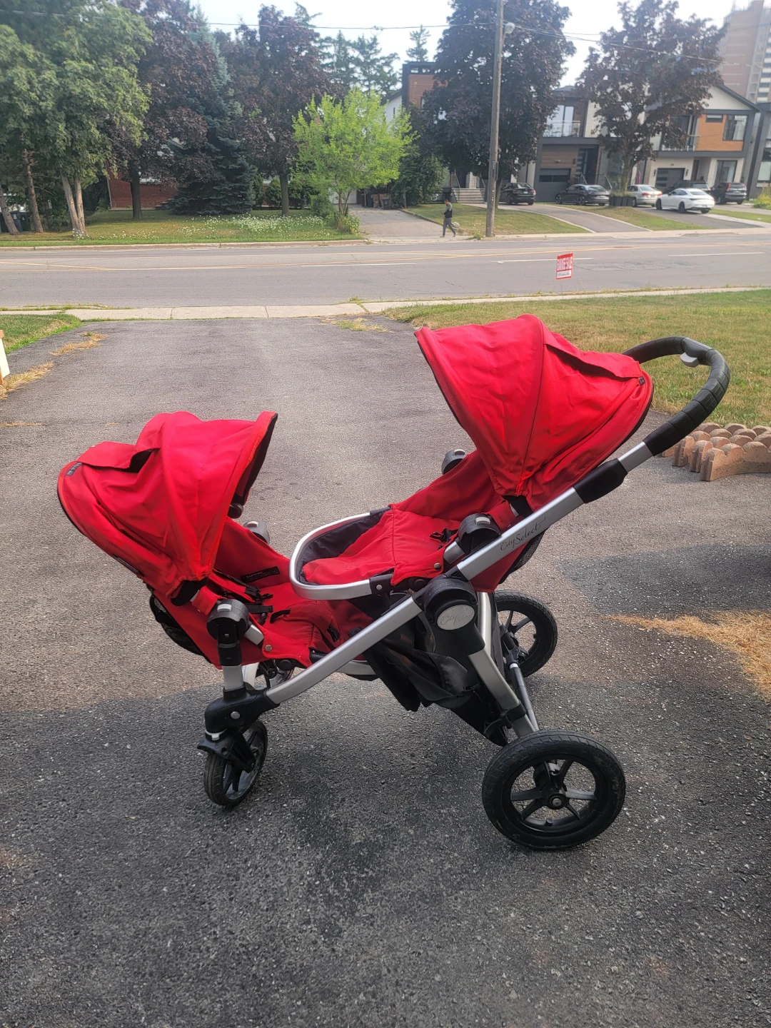 Baby Jogger City Select Double Stroller - Red - photo 2