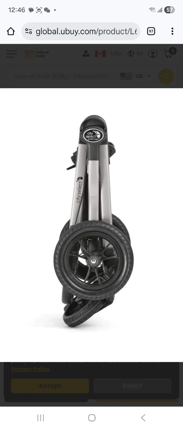 Baby Jogger City Select Double Stroller - Red image indicator(6)