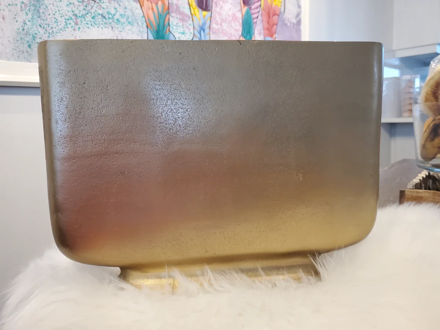 Gold Ombre Decorative vase