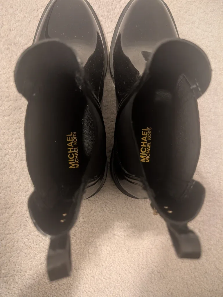 Michael Michael Kors Black Rain Boots image indicator(2)