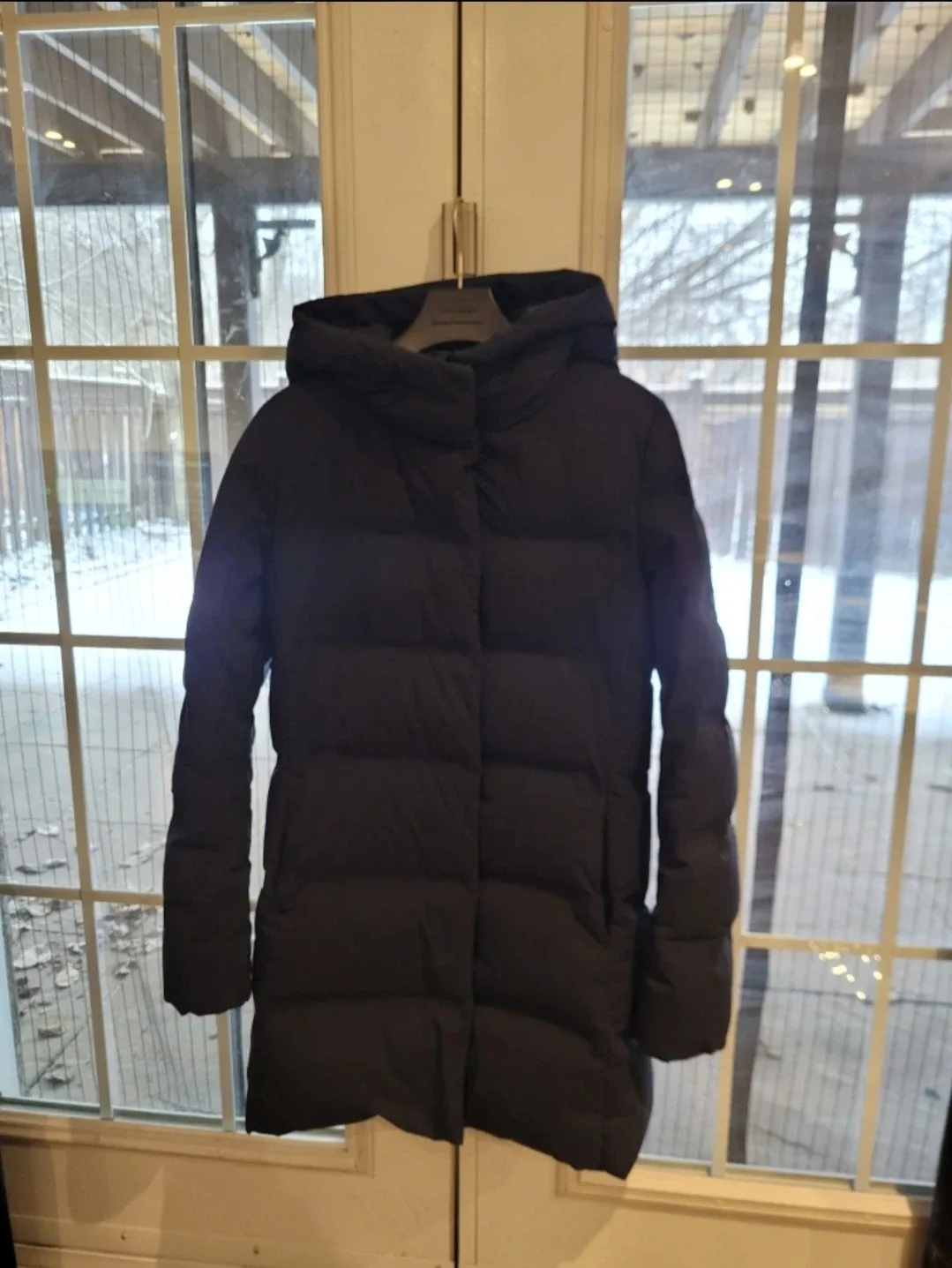 Uniqlo Down Coat - XS - Dark Blue thumbnail